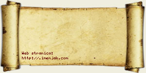 Andjelina Sudimac vizit kartica